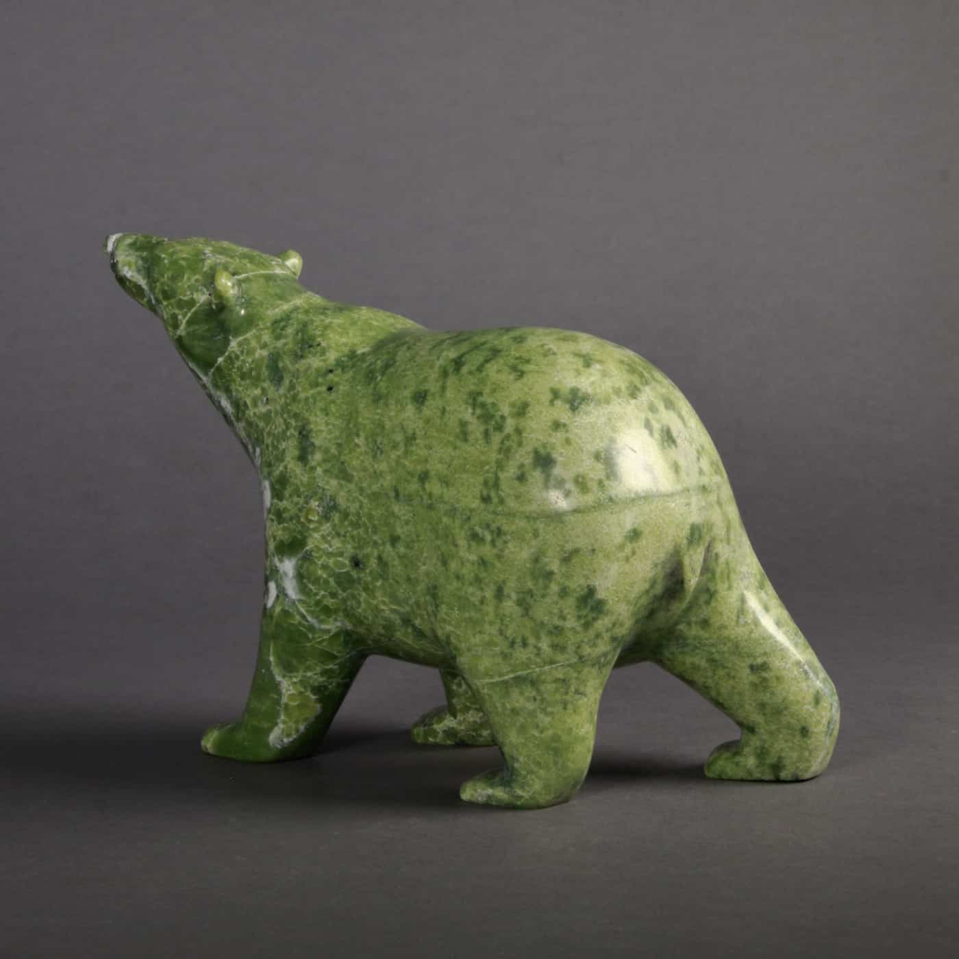 Bear by Tim Pee - Inuit Sculpture - Galerie Art Inuit Brousseau